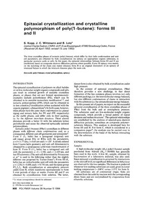 Polymer 1994 Vol. 35 №01-06 (articles)