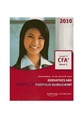 Schweser CFA Study Notes Материалы для подготовки к экзамену CFA Level 2 2010