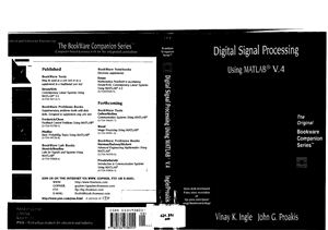 Proakis, Ingle. Digital Signal Processing Using Matlab v.4