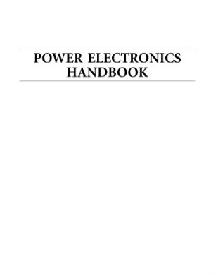 Muhammad H. Rashid. Power Electronics Handbook