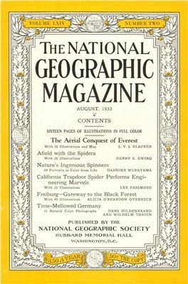 National Geographic Magazine 1933 №08