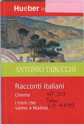 Tabucchi Antonio. Racconti italiani