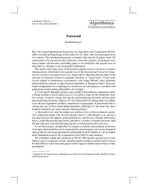 Algorithmica 2006 №46