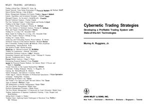 Ruggiero, Murray A. Cybernetic trading strategies