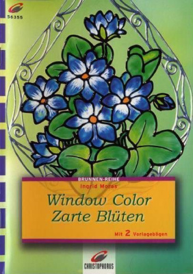 Moras Ingrid. Brunnen-Reihe. Window Color Zarte Bluten