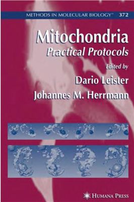 Methods in Molecular Biology vol.372 - Mitochondria Practical Protocols (Humana, 2007)
