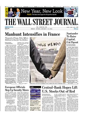 The Wall Street Journal 2015 №239 January 09 (Europe Edition)