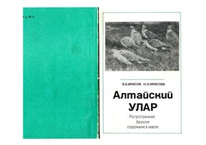 Ирисов Э.И., Ирисова Н.Л. Алтайский улар: Распространение, биология и содержание в неволе