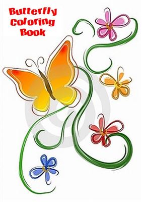 Butterfly coloring book