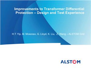 Improvements to Transformer Differential Protection -Design and Test Experience