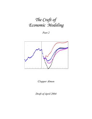Clopper Almon, The Craft of Economic Modeling, Part 2