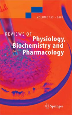 Журнал - Reviews of Physiology, Biochemistry and Pharmacology. Vol155. №155 (2005)