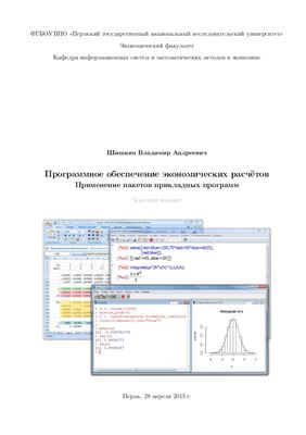 Шишкин В.А. Программное обеспечение эконометрических расчетов: черновой вариант
