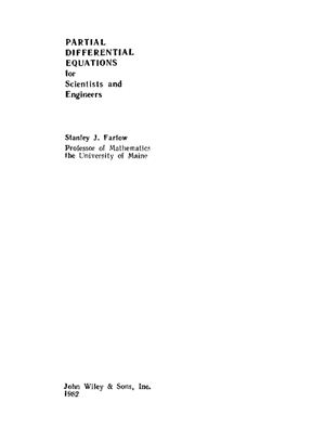 Фарлоу С. Уравнения с частными производными для научных работников и инженеров