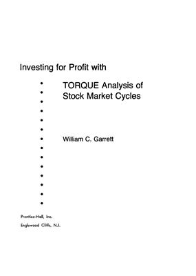 Garret W.C. Investment for Profit with TOPQUE Analisys of Stock Market Cycles