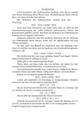Тексты на немецком языке по химии