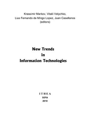 Markov K., Velychko V., ets. New Trends in Information Technologies