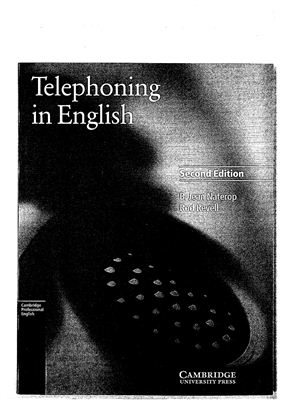 Naterop B. Jean, Revell Rod. Telephoning in English