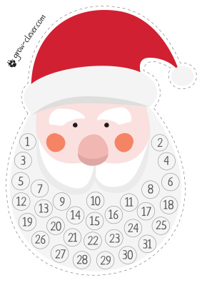 Адвент-календарь Дед Мороз