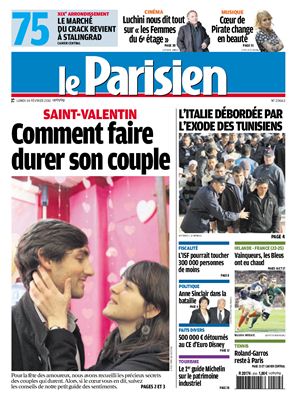 Le Parisien и Le Journal de Paris 2011 №20662 (14.02.2011)