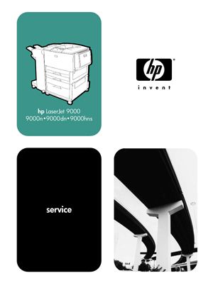 HP LaserJet 9000 Series printer. Service Manual