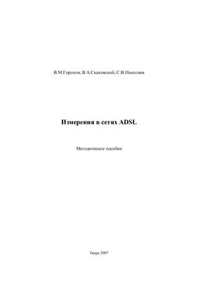 Горохов В.М, Скаковский В.А., Николаев С.В. Измерения в сетях ADSL