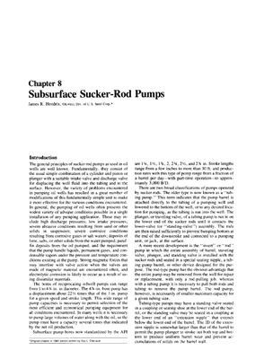 Subsurface sucker-rod pumps(штанговые скважинные насосы)