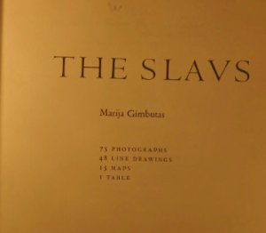 Gimbutas Marija. The Slavs
