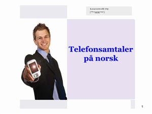 Biro B. Telefonsamtaler på norsk