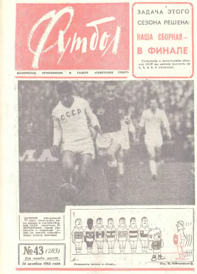 Футбол 1965 №43