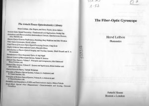 Lefevre H.C. The Fiber Optic Gyroscope