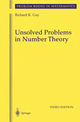 Guy R.Κ. Unsolved Problems in Number Theory