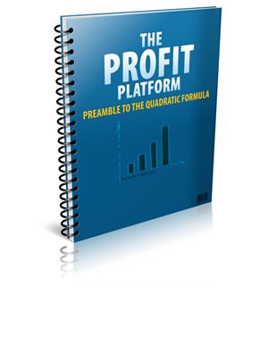 Filsaime M. The profit platform. Preamble to the quadratic formula
