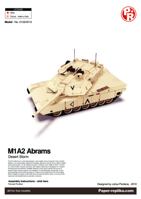 Американский танк Абрамс M1A2