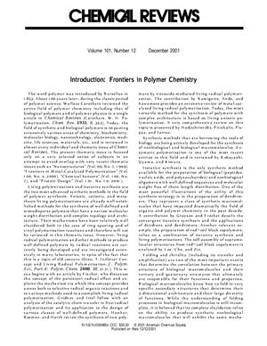 Chemical Reviews 2001. V.101. Iss.12