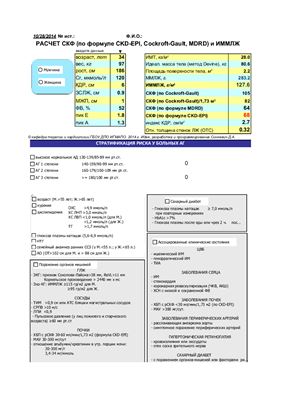 Синкевич Д.А. Универсальный Медицинский Калькулятор (ver. 4.0)