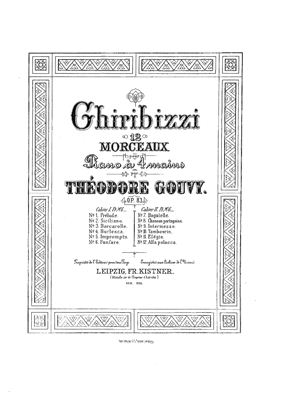 Gouvy Louis Théodore. For piano four hands
