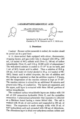 Organic syntheses. Vol. 44, 1964