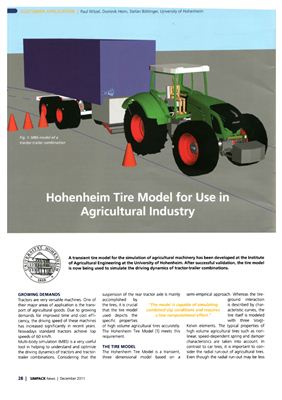 Witzel P. et al. Hohenheim tire model for use in agricultural industry
