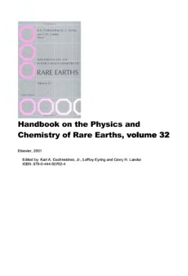 Gschneidner K.A., Jr. et al. (eds.) Handbook on the Physics and Chemistry of Rare Earths. V.32