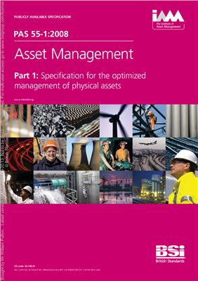 PAS 55-1: 2008 Asset Management. Part 1