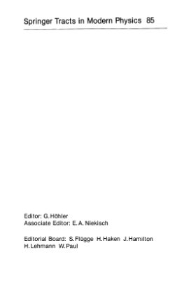 Hohler G., Niekisch E.A.(Eds.) Solid Surface Physics