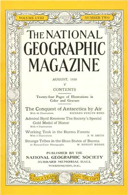 National Geographic Magazine 1930 №08