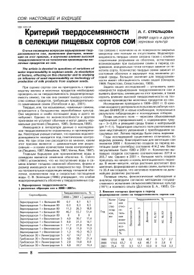 Аграрная наука 2003 №07