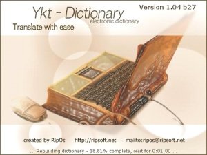 Якутско-русский и русско-якутский электронный словарь Ykt-Dictionary V. 1.04b27 made by RipOs