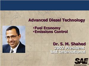 Advanced Diesel Technology: Fuel Economy and Emissions Control