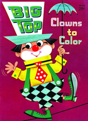 Greenberg T. Big Top Clowns to Color (Разукрашиваем клоунов в больших шляпах)