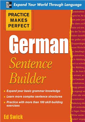 Swick Ed. German Sentence Builder