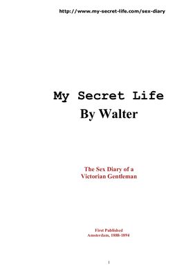 Walter. My Secret Life