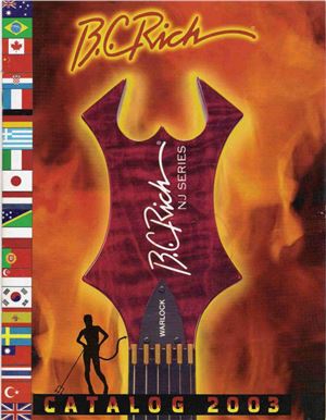 B.C.Rich catalog 2003